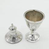 Early 19th Century Danish Sterling Silver Floral Sugar Caster Antique 1828