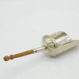 George III Sterling Silver & Wooden Handle Sugar Spoon Antique 1800 Birmingham
