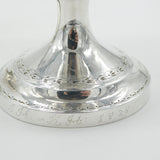 Early 19th Century Danish Sterling Silver Floral Sugar Caster Antique 1828