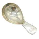 George III Sterling Silver Razor Edge Terminal Caddy Spoon Antique 1807 London
