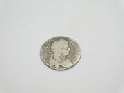 King Charles II Silver Maundy Fourpence Coin 1675 Worn Condition Antique