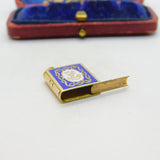 Arabic 18ct Yellow Gold Quran Style Locket Charm or Pendant Vintage c1970