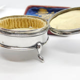 Sterling Silver Paw Foot Ring Box 1911 Birmingham Antique Art Deco