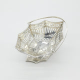 Victorian Sterling Silver Handled Pierced Sweet Treat Basket 1901 London Antique