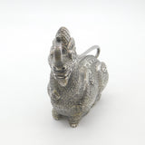 Large Cambodian Sterling Silver Mythic Dragon Betel Nut Box Antique c1930 Deco my