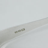 Pair of Sterling Silver Asparagus Servers or Tongs Antique 1926 London Art Deco