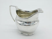George III Sterling Silver Minimal Cream Jug Antique London 1807