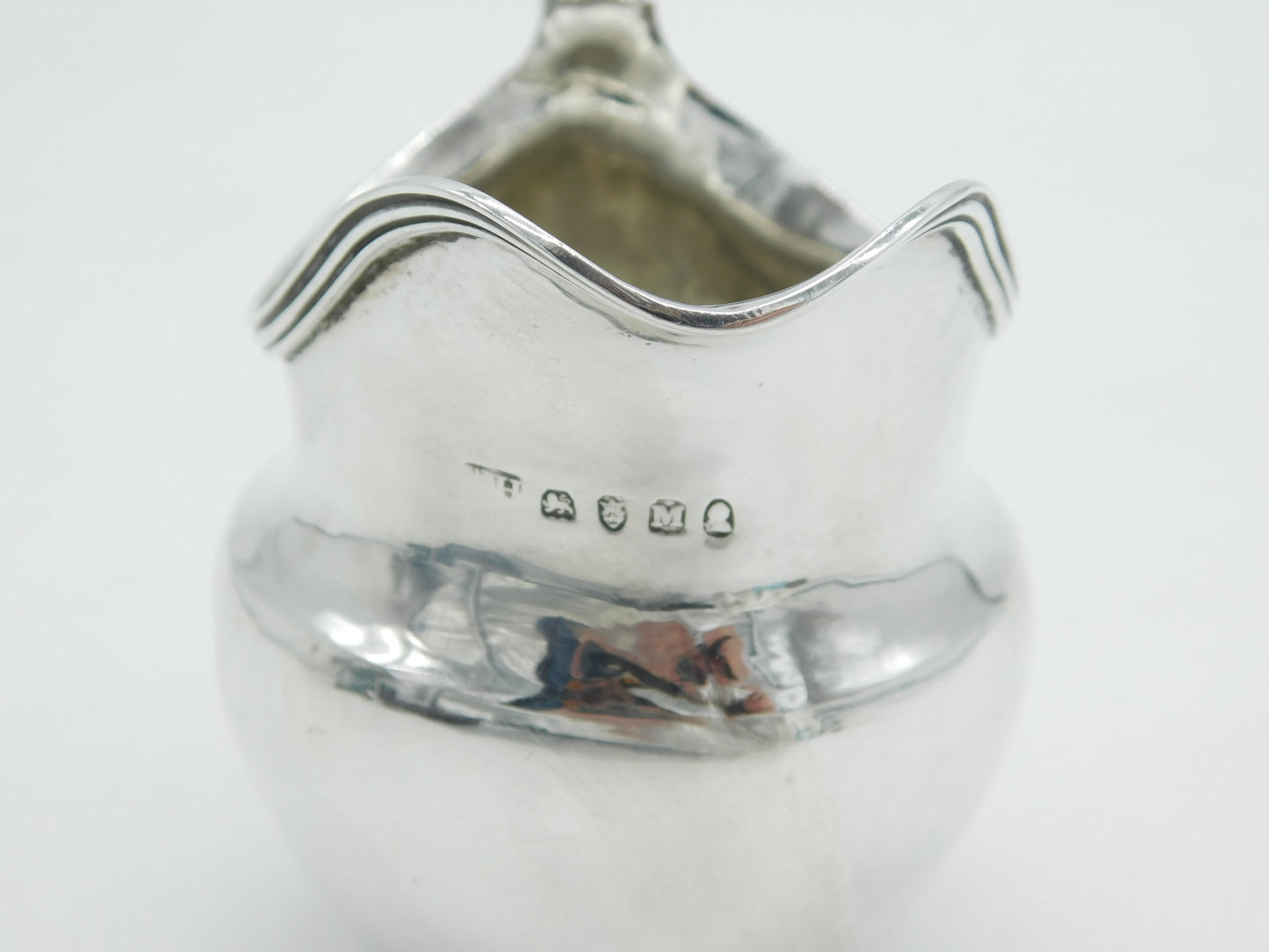 George III Sterling Silver Minimal Cream Jug Antique London 1807