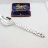 Georg Jensen Sterling Silver Grapefruit Spoon 1928 London Import Antique