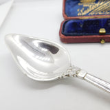 Georg Jensen Sterling Silver Grapefruit Spoon 1928 London Import Antique