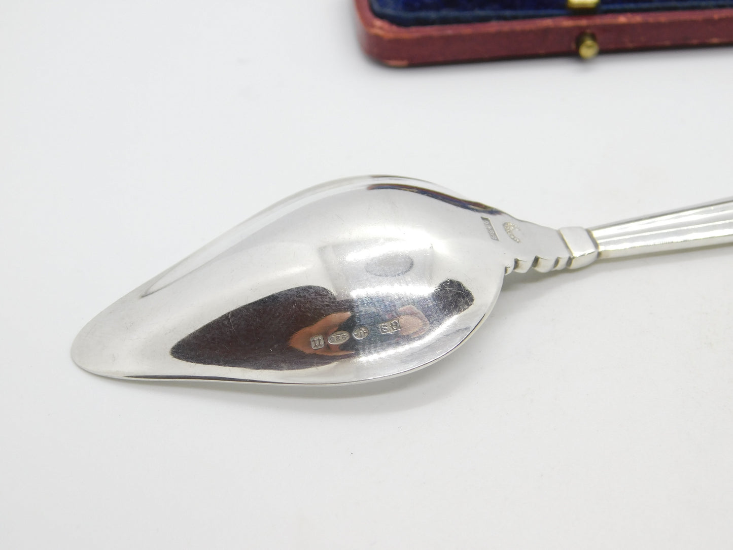 Georg Jensen Sterling Silver Grapefruit Spoon 1928 London Import Antique