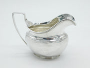 George III Sterling Silver Maze Pattern Cream Jug Antique 1787 Sheffield
