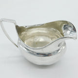 George III Sterling Silver Maze Pattern Cream Jug Antique 1787 Sheffield