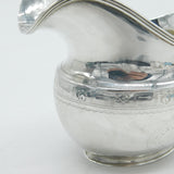 George III Sterling Silver Maze Pattern Cream Jug Antique 1787 Sheffield
