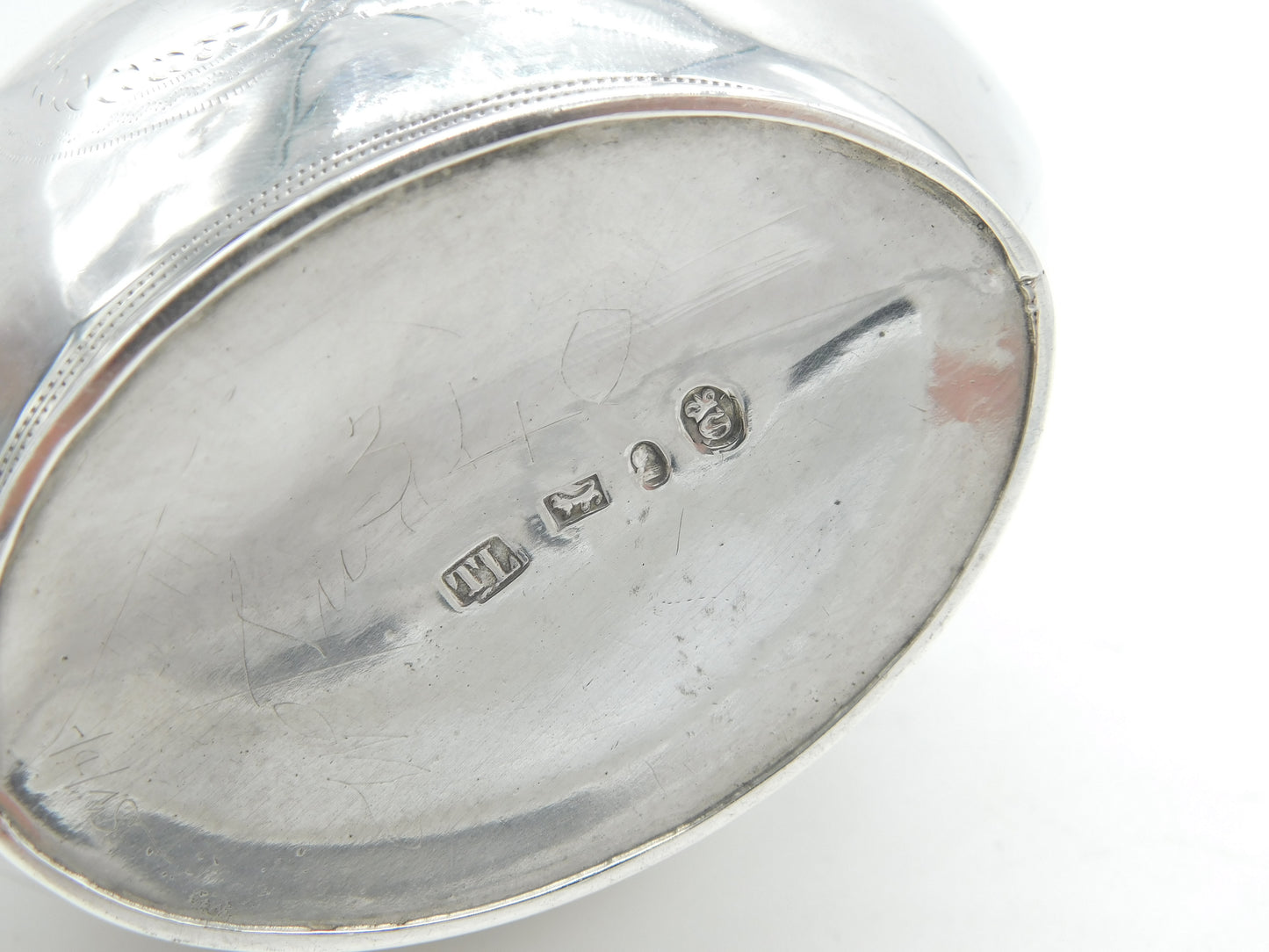 George III Sterling Silver Maze Pattern Cream Jug Antique 1787 Sheffield
