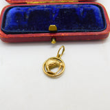 9ct Yellow Gold New Zealand Kiwi Bird Charm or Pendant Vintage c1960