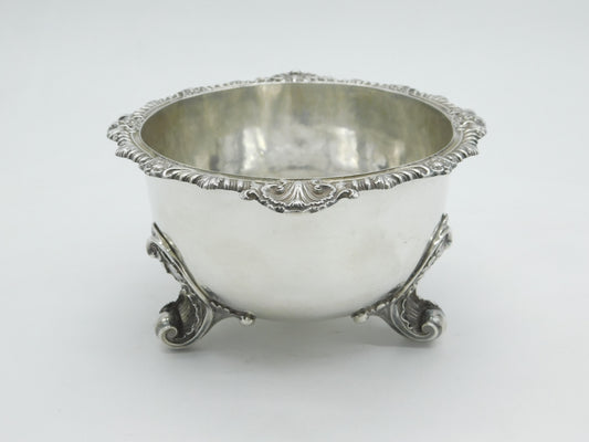 Victorian Sterling Silver Centrepiece Shell Pattern Bowl Antique 1838 London