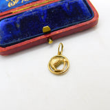 9ct Yellow Gold New Zealand Kiwi Bird Charm or Pendant Vintage c1960
