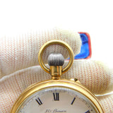 Victorian Gents 9ct Yellow Gold Manual Wind Pocket Watch 1872 London Antique