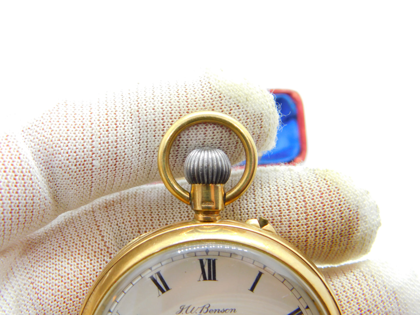 Victorian Gents 9ct Yellow Gold Manual Wind Pocket Watch 1872 London Antique