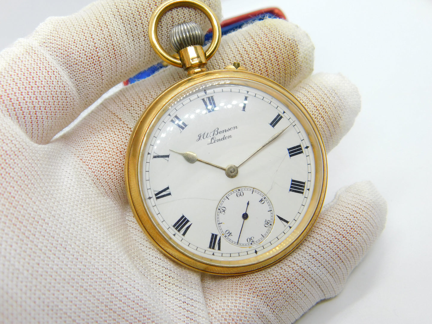 Victorian Gents 9ct Yellow Gold Manual Wind Pocket Watch 1872 London Antique