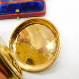 Victorian Gents 9ct Yellow Gold Manual Wind Pocket Watch 1872 London Antique