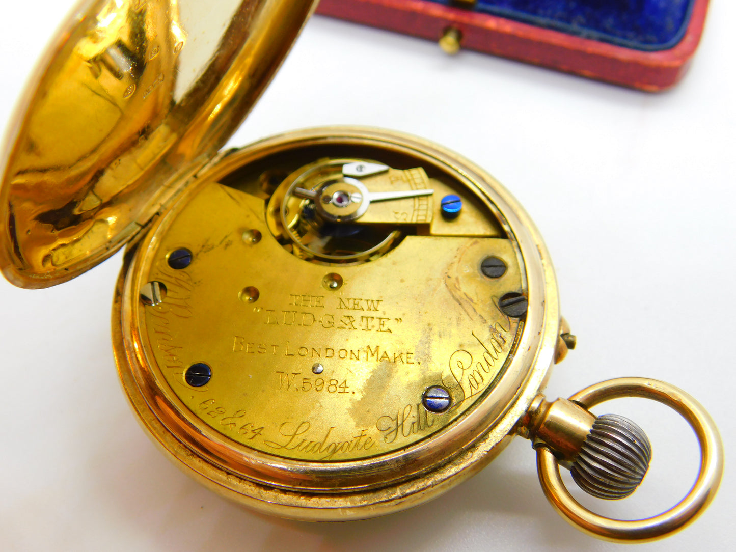 Victorian Gents 9ct Yellow Gold Manual Wind Pocket Watch 1872 London Antique