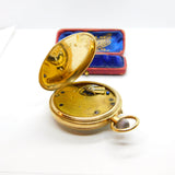 Victorian Gents 9ct Yellow Gold Manual Wind Pocket Watch 1872 London Antique