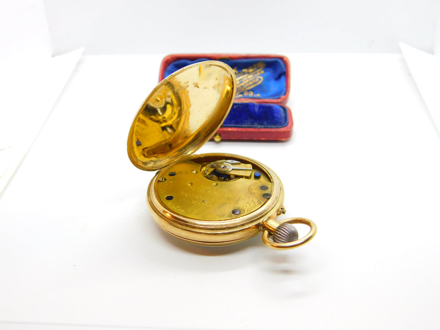 Victorian Gents 9ct Yellow Gold Manual Wind Pocket Watch 1872 London Antique