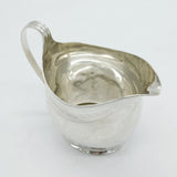 George III Sterling Silver Helmet Cream Jug Floral Pattern Antique 1806 London