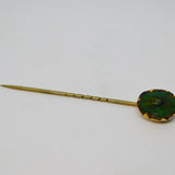 Victorian 15ct Yellow Gold Egyptian Scarab Beetle Stick Pin Antique c1860