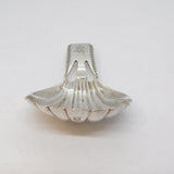 Victorian Sterling Silver Scallop Shell Tea Caddy Spoon Elkington Antique 1871 Birmingham