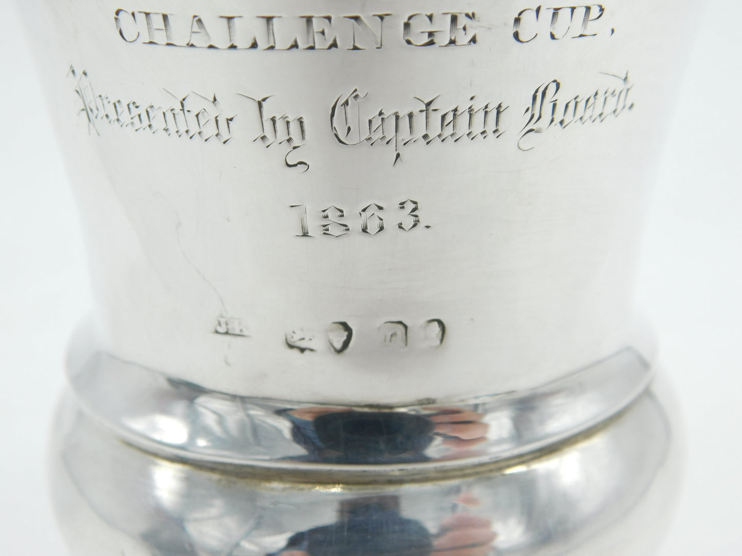 George IV Sterling Silver Engraved Wine Goblet or Chalice Antique 1828 London