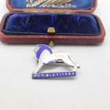 Charles Horner Sterling Silver & Enamel Wembley Great Exhibition Brooch 1924