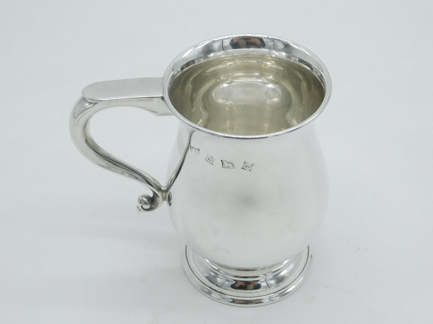 Sterling Silver Baluster Christening Mug or Tankard Vintage 1971 Birmingham