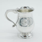Sterling Silver Baluster Christening Mug or Tankard Vintage 1971 Birmingham