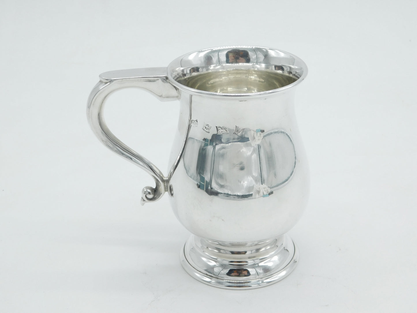 Sterling Silver Baluster Christening Mug or Tankard Vintage 1971 Birmingham