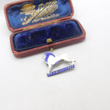 Charles Horner Sterling Silver & Enamel Wembley Great Exhibition Brooch 1924