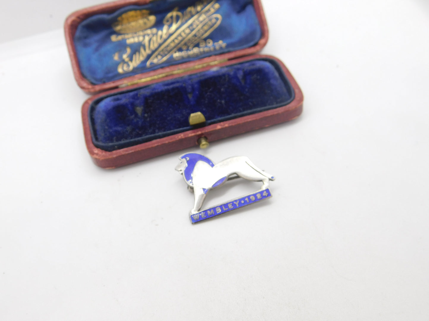 Charles Horner Sterling Silver & Enamel Wembley Great Exhibition Brooch 1924