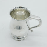 Sterling Silver Baluster Christening Mug or Tankard Vintage 1971 Birmingham