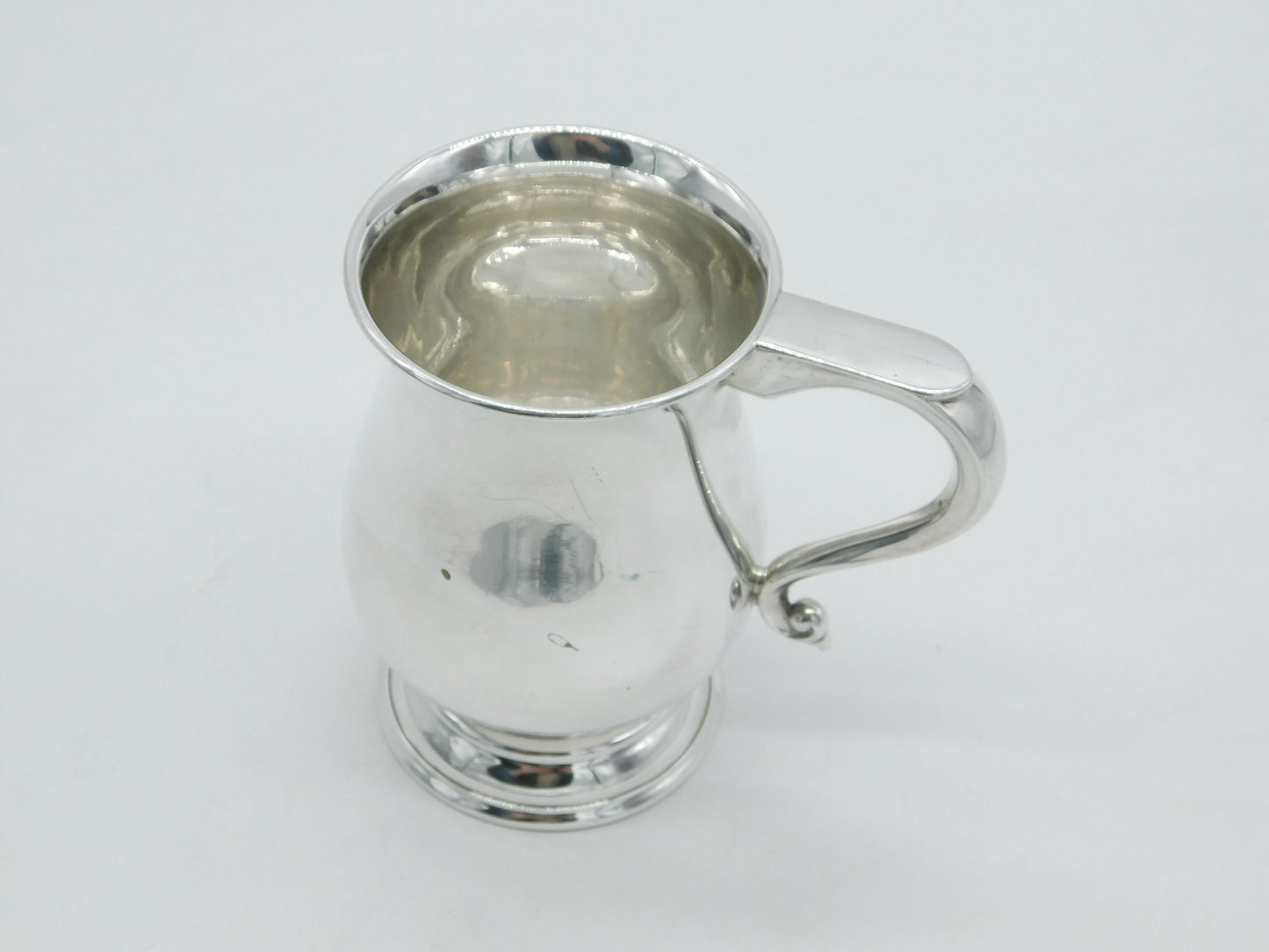 Sterling Silver Baluster Christening Mug or Tankard Vintage 1971 Birmingham