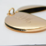 Edwardian 9ct Rose Gold Circular Vesta Case Antique 1903 Chester