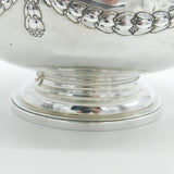 George III Sterling Silver Swags & Bow Pattern Rose Bowl Antique 1803 London