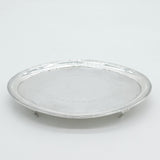 George III Sterling Silver Bright Cut Teapot Stand Antique 1794 London