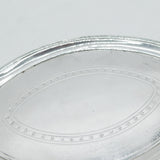 George III Sterling Silver Bright Cut Teapot Stand Antique 1794 London