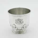Edwardian Sterling Silver Acanthus Pattern Christening Mug Antique 1904 London