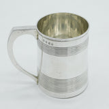 George III Sterling Silver Monogram One Pint Tankard Antique 1803 London