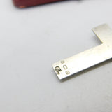 Victorian Sterling Silver Corpus Christi Cross Pendant 1901 Birmingham Antique