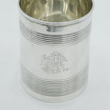 George III Sterling Silver Monogram One Pint Tankard Antique 1803 London