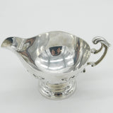 Edwardian Sterling Silver Acanthus Pattern Cream Jug Antique 1904 Sheffield